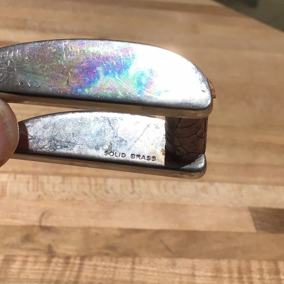 Lafayette 148 New York leather made in USA belt made in Italy buckle. Vintage? - Picture 8 of 9